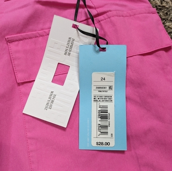 ✨3/$15  NWT Future Collective Target pink mini skirt 24 - Picture 7 of 8